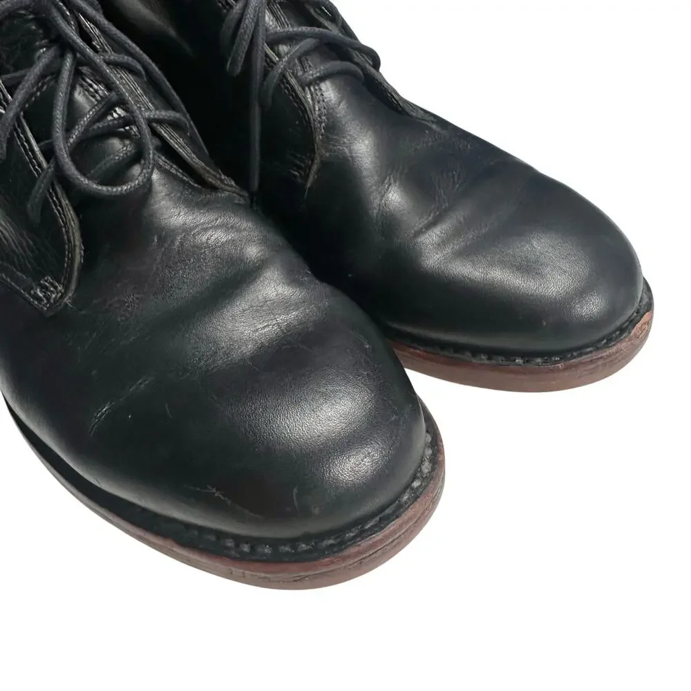Rag & Bone | Men | Black Aged Worn Classic Pebbled Leather Chukka Boots | Sz 10
